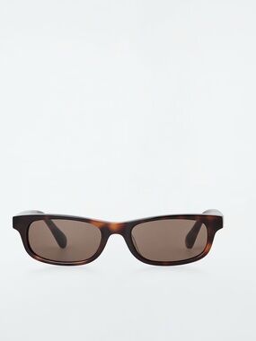 Linda Farrow x Cos SCOPE SUNGLASSES - RECTANGLE - Brown / Tortoiseshell